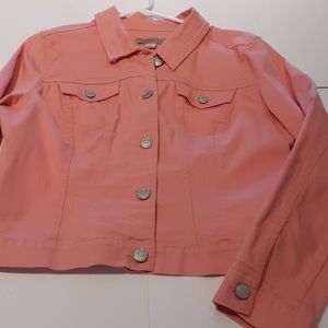 Jean Jacket Peach Large